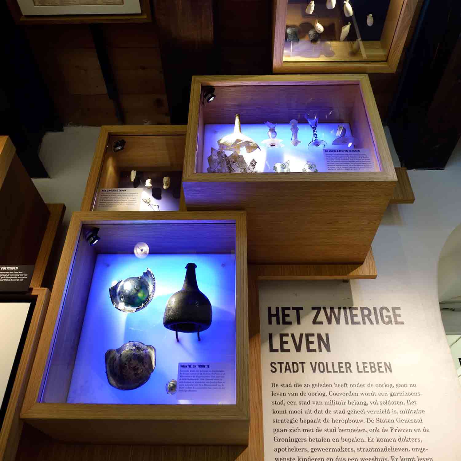 Coevorden vitrine licht