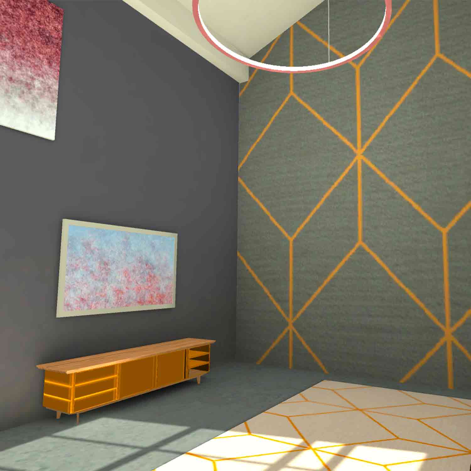 test color, textures and materials